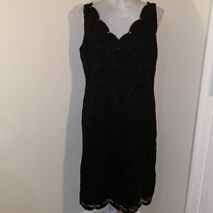 Ann Taylor sexy black dress sz 12